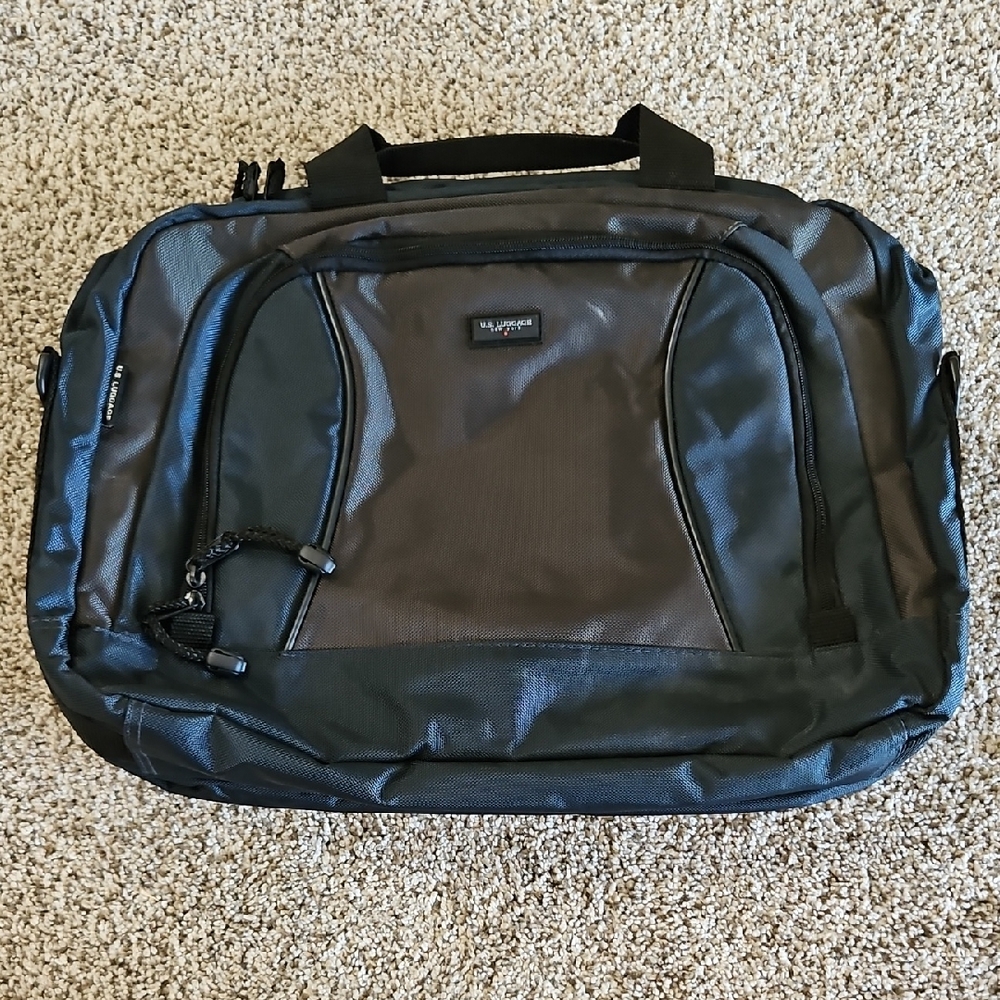 Samsonite Men's Gray and Black Laptop Bag